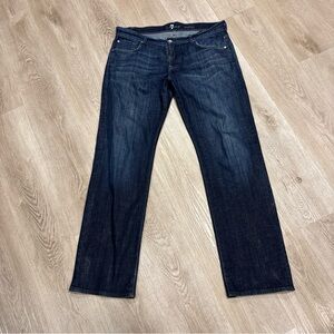 7 For All Mankind Mens Jeans Size 33x32 Luxe Performance Austyn Dark Wash
